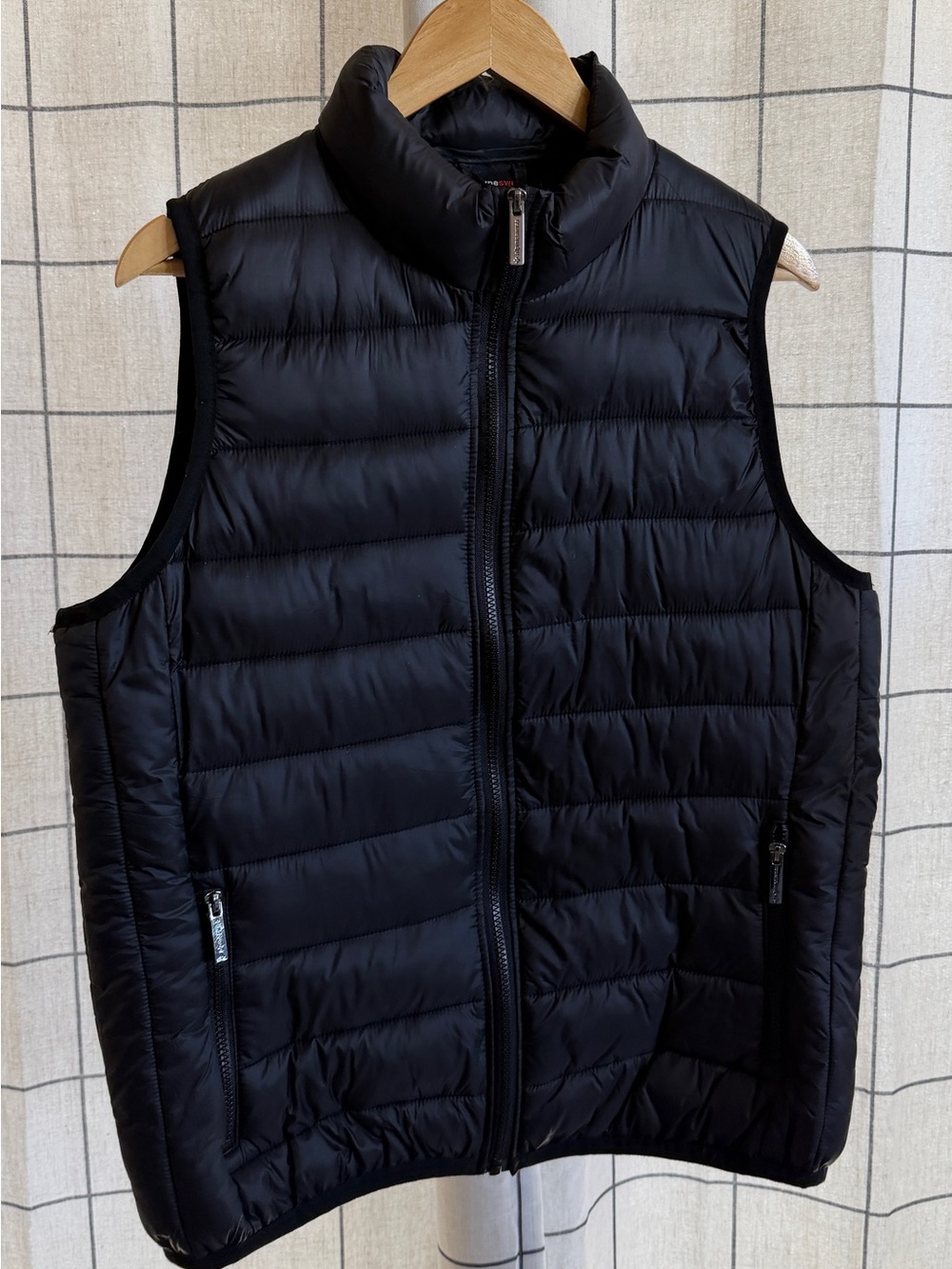 Alpine Swiss Women’s Black Quilted Puffer Vest XL